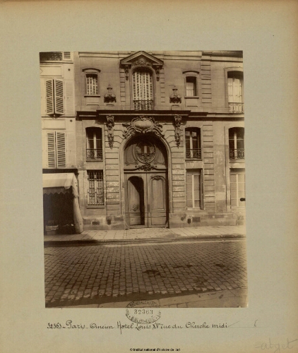 Paris, Ancien Hôtel Louis XV, Rue du Cherche-Midi