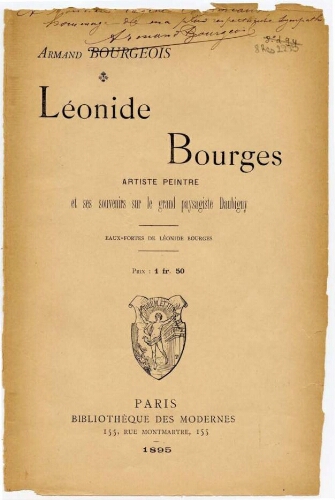 Léonide Bourges : artiste peintre