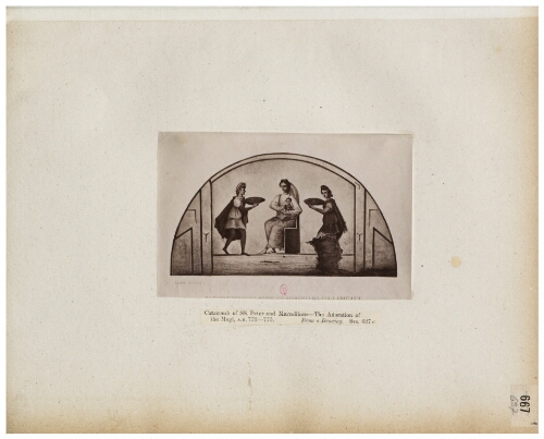 [Albums John Henry Parker (1864-1877). 22 : Catacombe, Tombe, Columbarie, Mosaici, Affreschi]