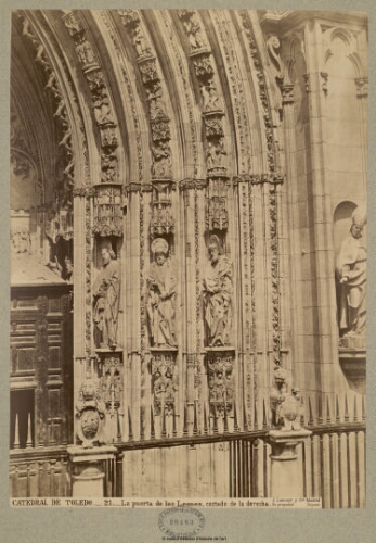 Catedral de Toledo. La puerta de los Leones [...]