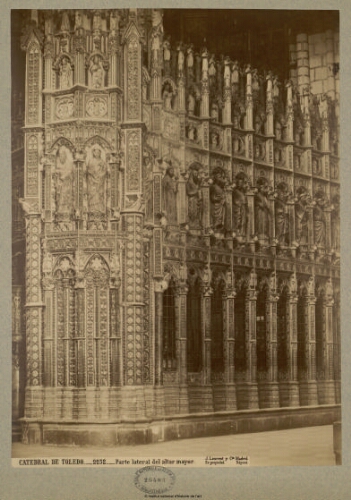 Catedral de Toledo. Parte lateral del altar mayor