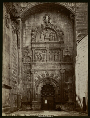 Catedral de Burgos. Portada de la Pellegeria
