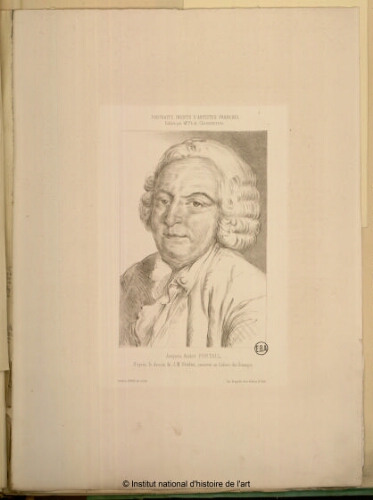 Jacques, André Portail d'après le dessin de J. M. Frédou conservé au Cabinet des estampes