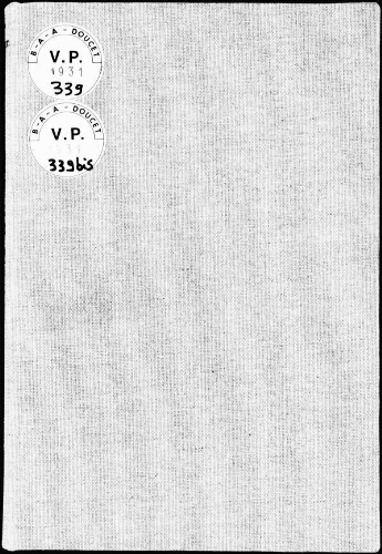 Catalogue des tableaux anciens [...] composant la collection de Monsieur J. del V... [...] : [vente des 28 et 29 mai 1931]