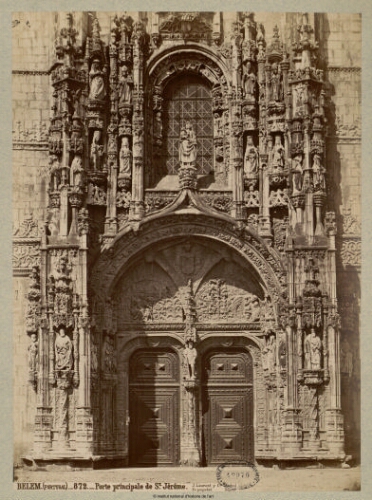 Belem (Portugal). Porte principale de St Jérôme