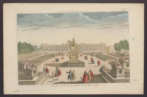 Vue de la Place de Louis XV le Bien aimé