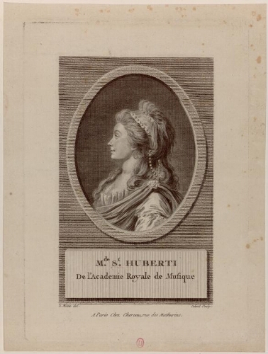 Mme Saint-Huberti de l'Académie royale de musique