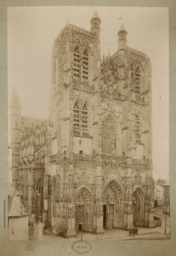 Abbeville (Somme), St Wulfrand [sic], façade ouest (mai 1887)