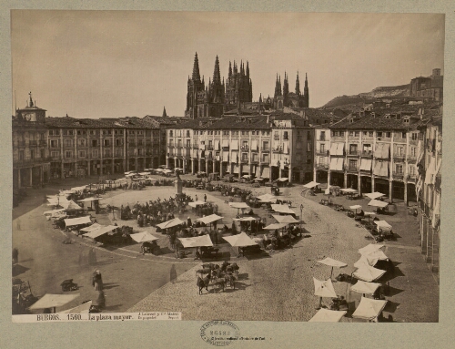 Burgos. La plaza Mayor