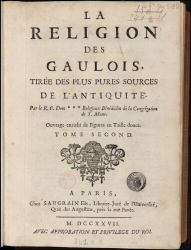 La Religion des Gaulois. Tome 2