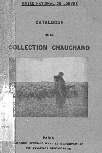Catalogue de la collection Chauchard