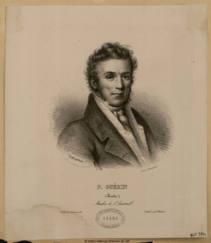 P. Guérin (peintre), membre de l'Institut (Galerie Universelle publiée par Blaisot)