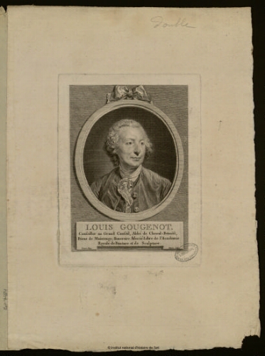 Louis Gougenot, conseiller au Grand Conseil, abbé de Chezal-Benoist [...]