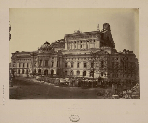 [Paris, Opéra Garnier, construction]