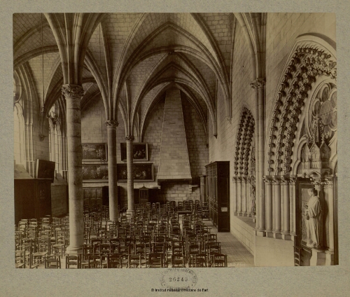 Cathédrale de Noyon. La Salle du Chapitre, XVème siècle