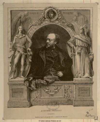 Auguste Préault, sculpteur, décédé à Paris le 12 janvier 1879