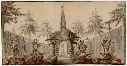 [Projet pour une festivité à l'occasion de la guérison du Dauphin en 1752]