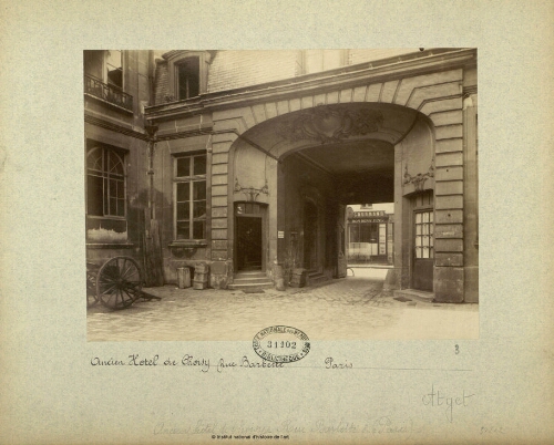 Ancien Hôtel de Choisy, Rue Barbette
