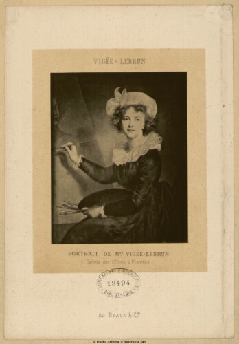 Portrait de Mme Vigée-Lebrun (Galerie des Offices à Florence)