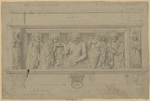 Naples, Santa Chiara, Tombe d'Agnès et Clémence [: sarcophage]