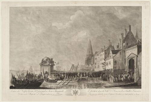 Entrée de Napoléon le Grand et son Auguste Epouse dans la ville d'Anvers le 18 Juillet de l'an 1803