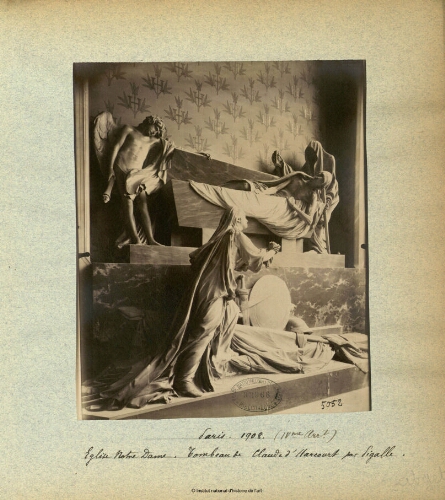 Paris, Église Notre Dame : Tombeau de Claude d'Harcourt [...]