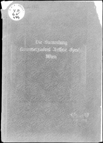 Sammlung Kommerzialrat Arthur Specht, Wien : [vente du 23 février 1931]