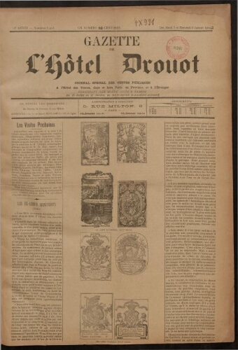 Gazette de l'Hôtel Drouot. 24 : 1904