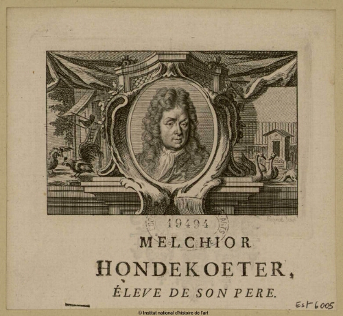 Melchior Hondekoeter, élève de son père