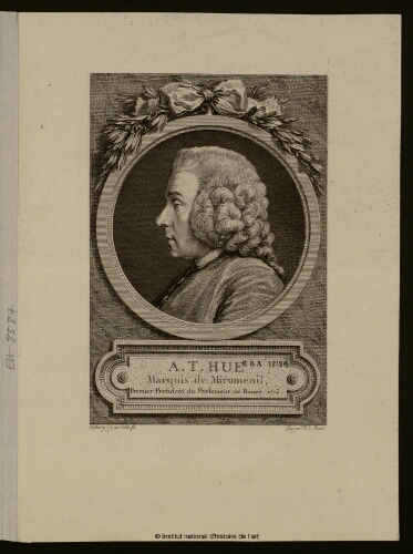 A. T. Hue, Marquis de Miromenil, Premier Président du Parlement de Rouen, 1773