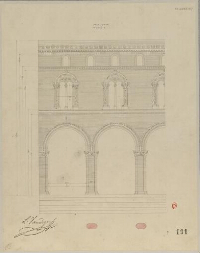 Bologne 1827, Palais Fava