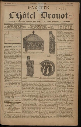 Gazette de l'Hôtel Drouot. 38 : 1920