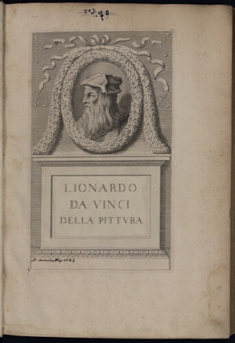 Trattato della pittura di Lionardo da Vinci [....] e il trattato della statua di Leon Battista Alberti