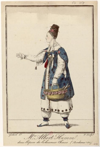Mme Albert Himm, dans l'opéra du Laboureur chinois (Bordeaux 1813)