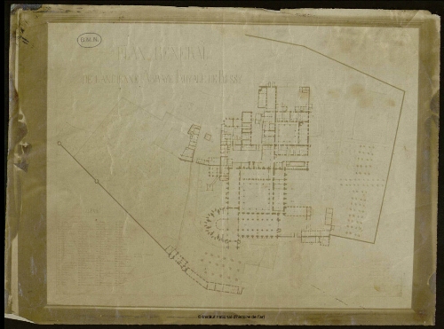 Plan de l'Ancienne Abbaye Royale de Poissy