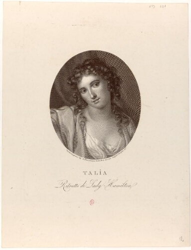 Talia, ritrato di Lady Hamilton