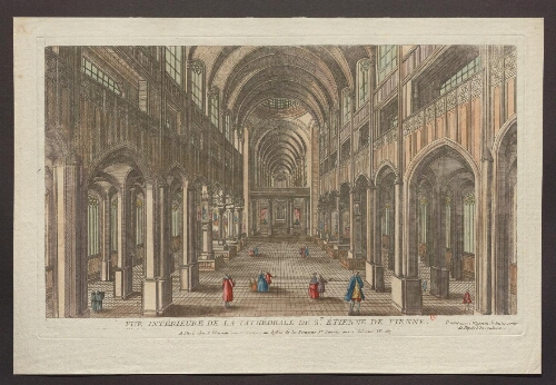 Vue intérieure de la cathédrale de Saint Étienne de Vienne