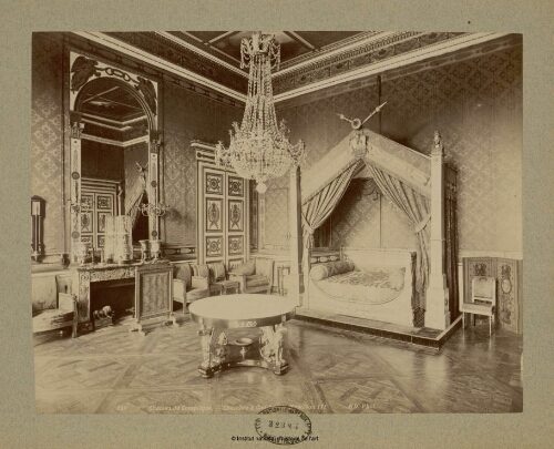 Château de Compiègne. Chambre à coucher de Napoléon III