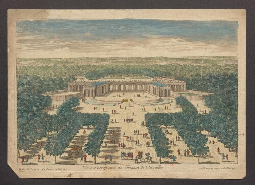 Vue et perspective de Trianon de Versailles