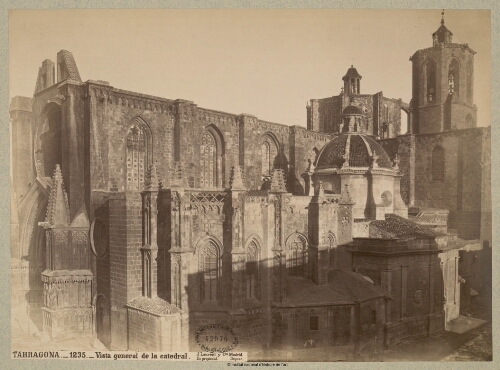 Tarragona. Vista general de la catedral