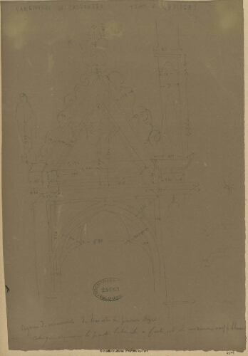 Naples, San Giovanni in Carbonara, Tombeau de Ladislas : pignon de couronnement [...]