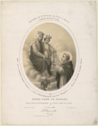 [Sainte Vierge (Rosaire), Ville d'Avray (Hauts-de-Seine), Église Saint-Nicolas]