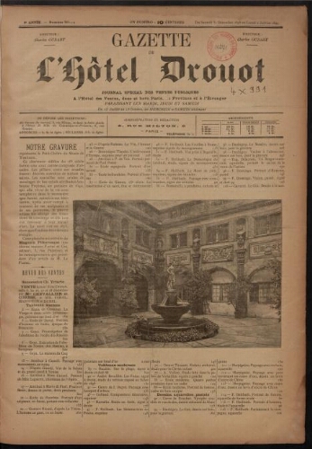 Gazette de l'Hôtel Drouot. 19 : 1899