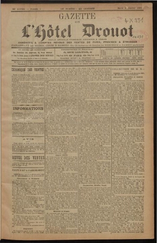 Gazette de l'Hôtel Drouot. 45 : 1927