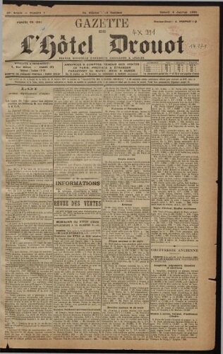 Gazette de l'Hôtel Drouot. 48 : 1930