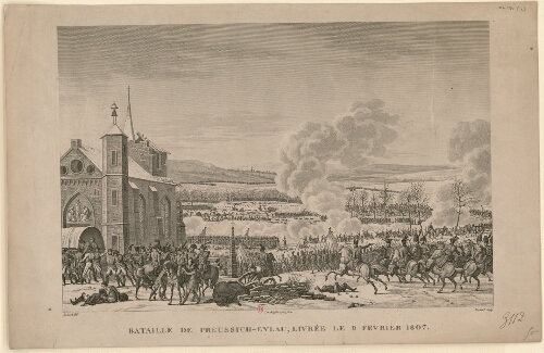 Bataille de Preussisch-Eylau, livrée le 9 fevrier 1807