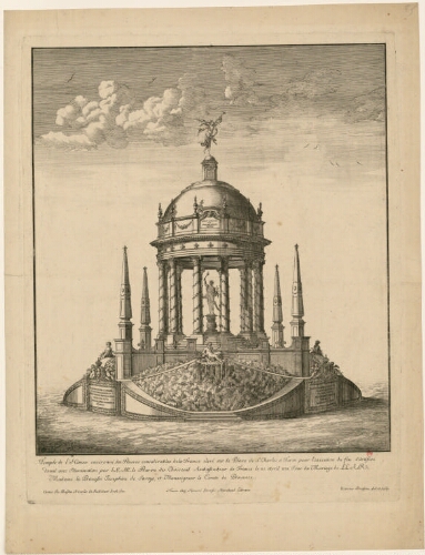 Temple de l'Hymen [...] le 21 avril 1771, jour du mariage de L.L.A.R. Madame la Princesse Josephine de Savoye, et Monseigneur le Comte de Provence
