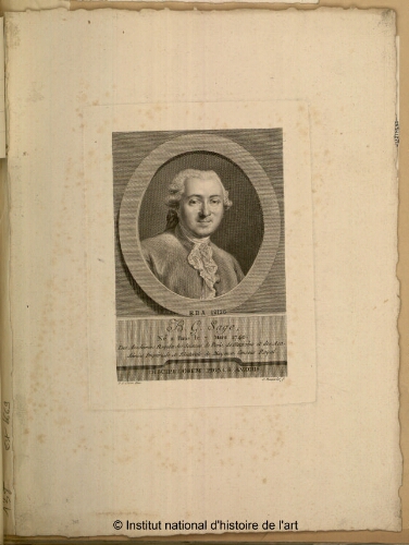 B. G. Sage, né à Paris le 7 mars 1740