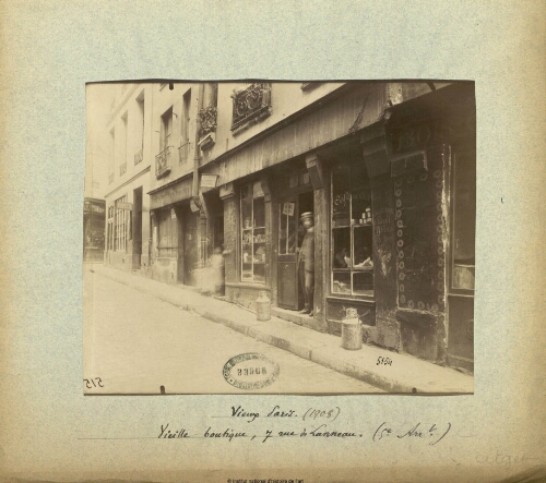 Vieux Paris, Vieille boutique, 7 Rue de Lanneau