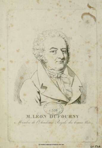 M. Léon Dufourny, membre de l'Académie royale des beaux arts